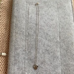 b.u charm necklace with tiger stone and moonstone